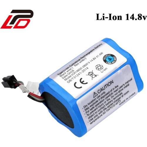 Li-ion 14.8V 2800mAh Replacement Battery For Haier Sweeping Robot T520 T550 TAB-T322PLUS series cleaner batteries 18650