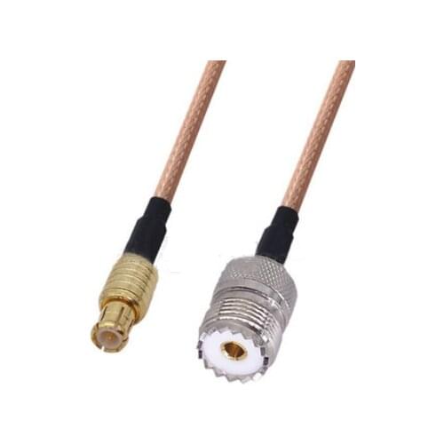 MCX Male to UHF PL259 Female RF Pigtail Jumper RG316 Cable