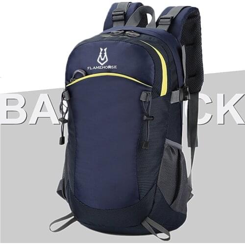 40L Outdoor Bags Nylon Waterproof Hiking Backpack Mountaineering Camping Bag Outdoor Sport Travel Climbing Riding Backpack