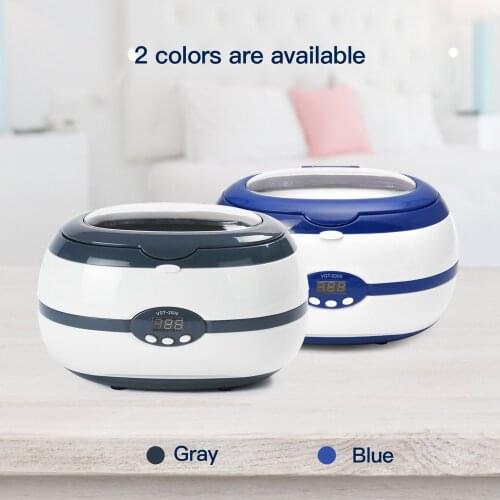 GTSONIC 600ml Ultrasonic Cleaner Bath Timer Jewelry makeup Brush cleaner