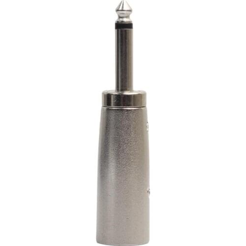 10Pack XLR 3-Pin Male to 1/4-Inch Male Socket Audio Adapter Converter Connector