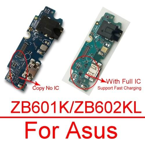 Genuine USB Charger Jack Board For ASUS ZenFone Max Pro M1 ZB601KL ZB602KL Charging Port Dock USB Board Replacement Parts
