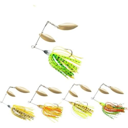 1pc Spinner Bait 13.5g Metal Lure Hard Fishing Lure Spinner Lure Spinnerbait Pike Swivel Fish Tackle Wobbler Fishing
