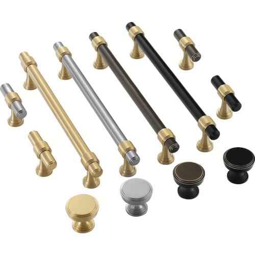 1 Piece 2021 New Kitchen Handle Cabinet Handle Wardrobe Drawer Dresser Knobs Bedroom Furniture Hardware Door Handle Pulls