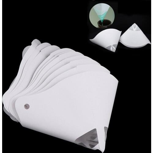 10pcs Resin Thicken Paper Filter Disposable Funnel For SLA UV 3D Printer Parts Accessories Filament Filter