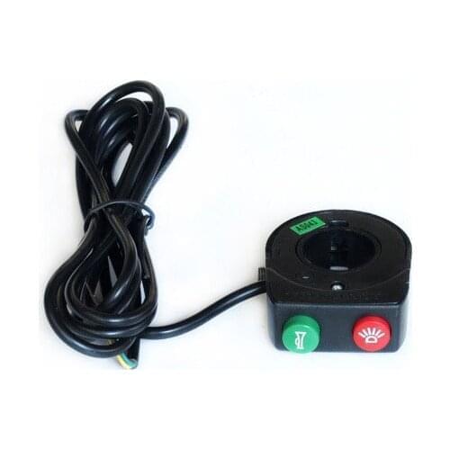 Electric Bicycle Accessories E-bike Switch Light Horn Switch On/Off Handlebar 22mm Modification Headlight Push Button