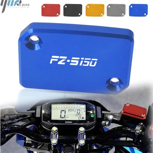Motorcycle Accessories Aluminum Front Rear Brake Cylinder Fluid Reservoir Cover Cap For YAMAHA FZS150 FZ-S150 FZS-150 2013 2014