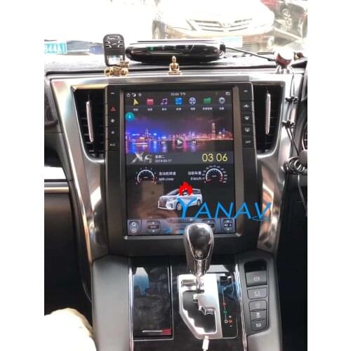 Android Vertical screen car multimedia player for Toyota Alphard 2015 navigation system GPS Navigation