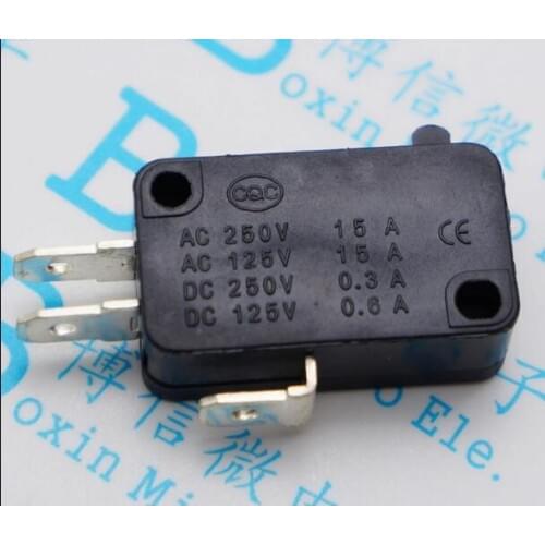 Free shipping 20PCS Micro switch V-15-1C25 silver point V-15-IC25 microwave oven contact switch best quality
