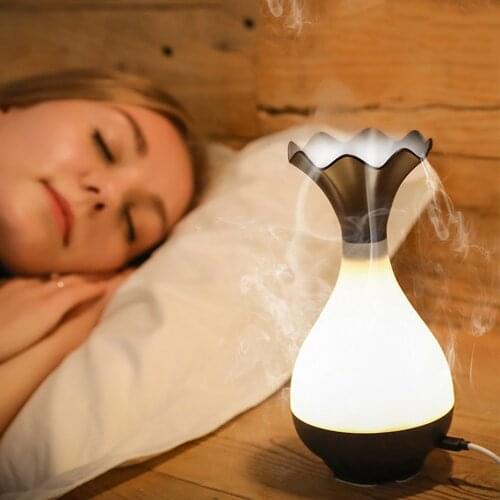 Aromatherapy Incense Burner Essential Oil Diffuser Furance Air Purifier Humidifier Yoga SPA Aroma Table Lamp Bedside Night Light