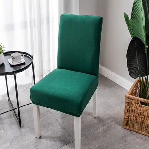 Covers For Chairs For Kitchen Elastic Dining Room Chair Covers Wedding Decoration Seat Cover Stretch Elastic Housse De Chaise