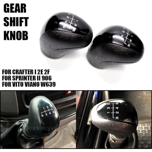 For Mercedes-Benz VITO VIANO W639 SPRINTER II 906 For VW CRAFTER I 2E 2F Car Lever Stick Handball Gear Shift Knob Head Facelift