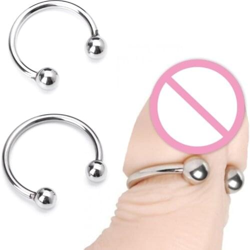 25mm 30mm Male Metal Stainless Steel Cock Ring Penis Lock Erection Rings Sex Toys
