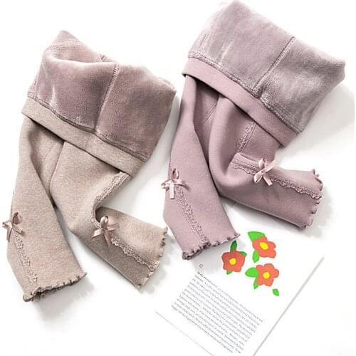 Baby Girls Leggings for Children Autumn Winter Cotton Pants Kids Girls Pants High Waist Trousers Childrens Pants Skinny Tights