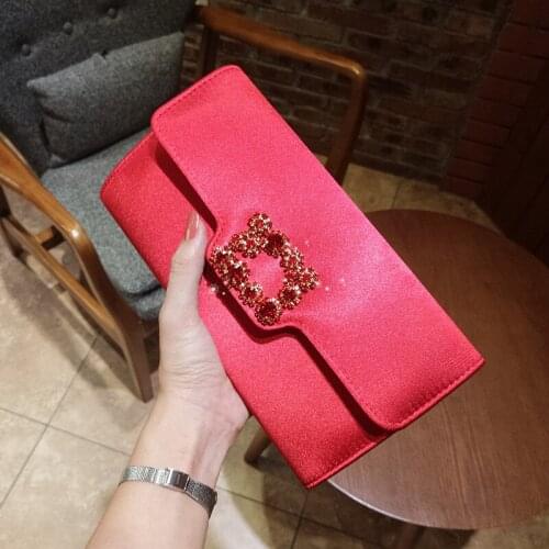 Fashion Good Quality Charm Crystal Banquet Portable New Ladies Handbag Women Bag