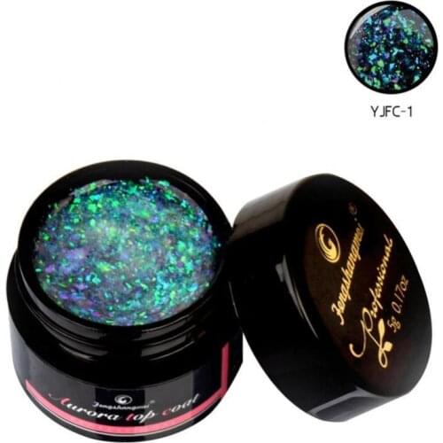Gel Polish Set Shining Glitter Sparkling Sequins Nail Art Decoration DIY Gel Top Coat Manicure Polish Salon Tools