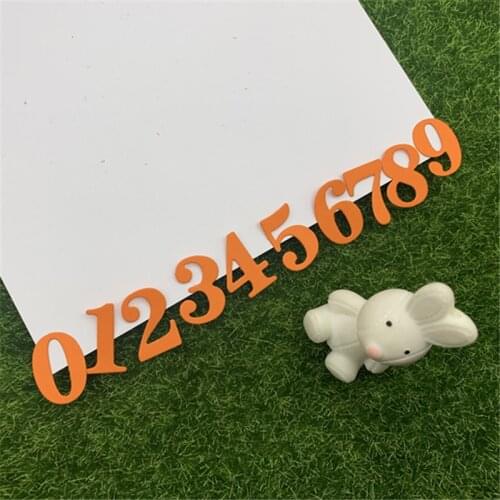 0-9 Arabic numeral set Metal Cutting Dies , metal embossing template for cutting scrapbooks and making handmade cards