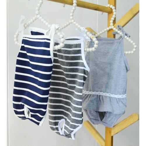 Pet Diaper Sanitary Physiological Pants Washable Female Short Panties Strap Dresses Menstruation Underwear Briefs for Cats Dogs