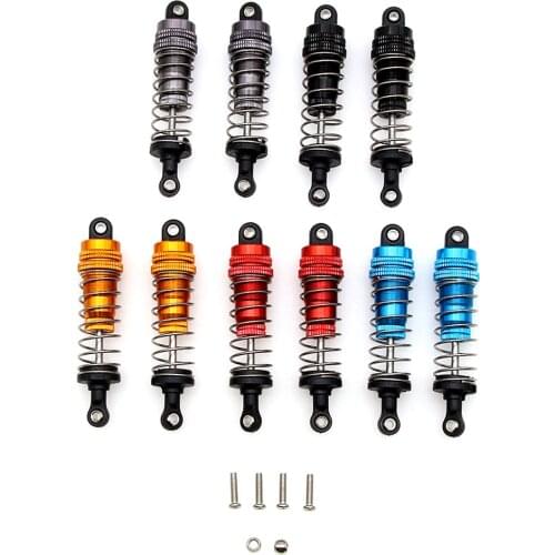 Hot 2PCS 144001-1316 Metal Shock Absorber Damper Replacement Accessory Fit for WLtoys 144001 1/14 4WD RC Drift Racing Car Parts