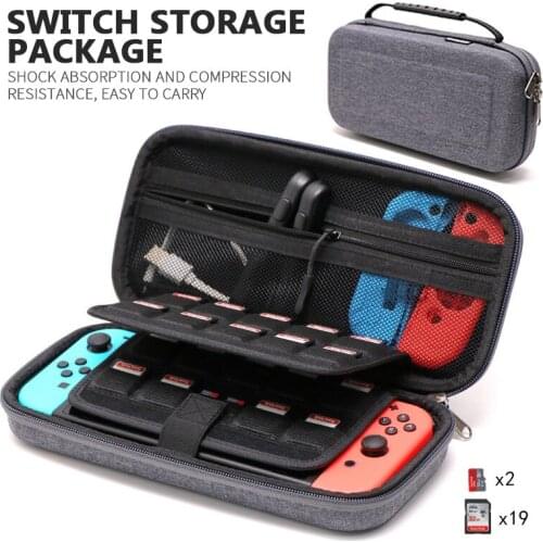 2021 New Light Game Console Protective Cover NS Storage Bag Portable Storage Box Hard Shell Dustproof For N'intendo switch