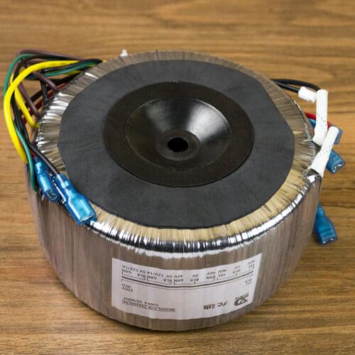 500W toroidal transformer 220v to double 46v two groups single 12v three groups, pure copper wire full power