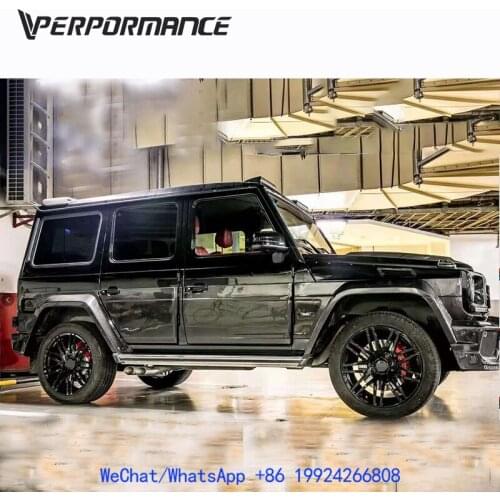 High quality ! w463 carbon fiber side step Decorative strip fit for high quality g class w463 carbon fiber Side step trim strip