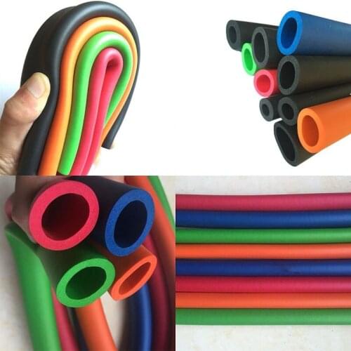 1M Insulation Lagging Pipe Sponge Foam Rubber Tube HandleBar Grips For Fitness