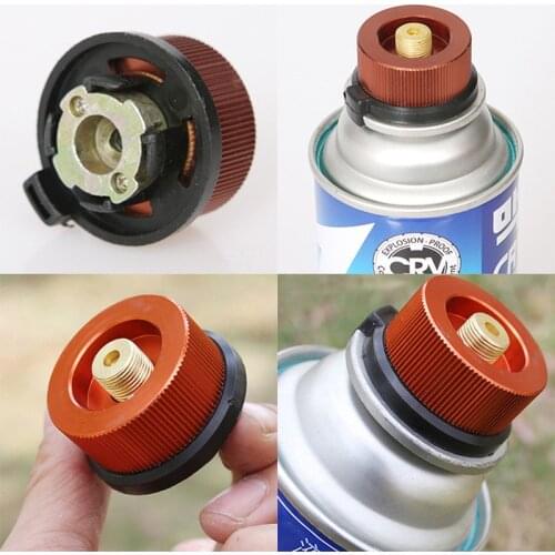 1 Pcs Practical Outdoor Camping Hiking Stove Adaptor Conversion Split Type Gas Furnace Connector Cartridge Tank Adapter