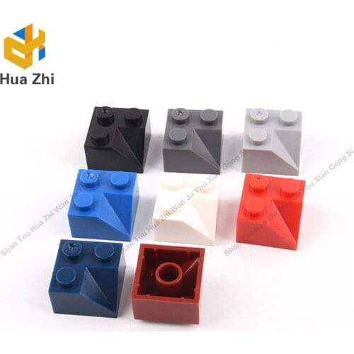 "Building Blocks Parts 3046 10PCS Slope 45degrees 2 x 2 Double Concave LEGOING MOCS Education"