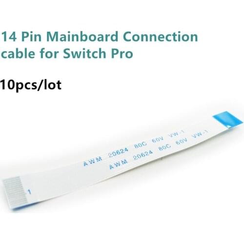 10pcs Nintend Switch Pro Controller Mainboard 14pin Motherboard Ribbon Cable Line Cord For Nintendo Switch Pro Gamepad Repair