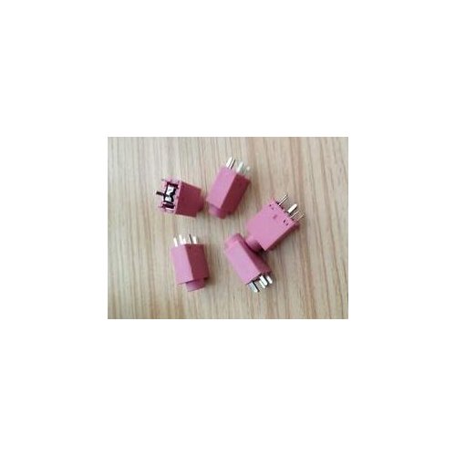 10PCS 3.5mm Female Audio Connector 5 Pin DIP Headphone Jack Socket PJ-358 Pink
