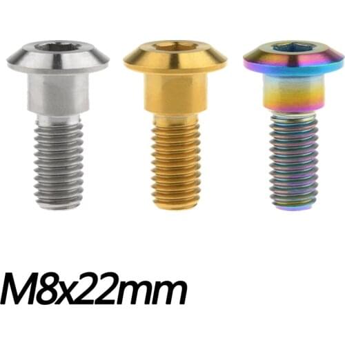 5Pcs Titanium Bolts M8X22mm Motorcycle Brake Disc Screws Bolts for Suzuki Motorcycle Parts Fasteners