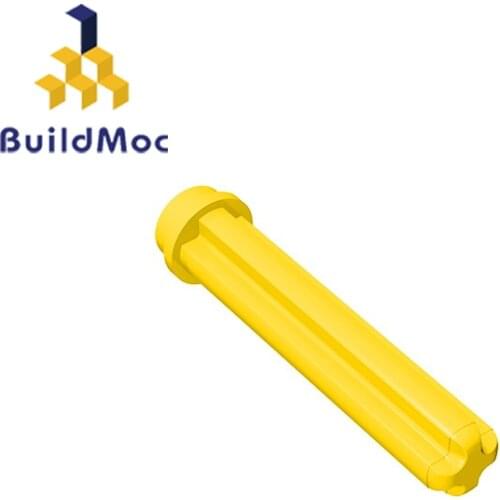 BuildMOC 6587 13670 high-techalal Axle 3 with Stud For Building Blocks Parts DIY LOGO Educational Creative gift Toys