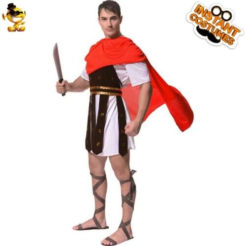 Halloween Purim Holiday Adult Ancient Roman Greek Warrior Gladiator Costume Knight Roman Warrior Costumes
