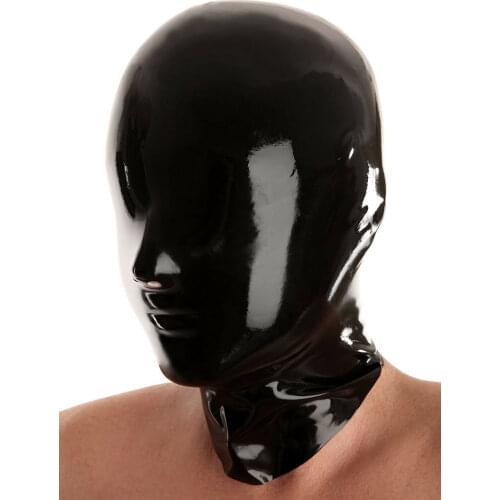 Latex Mask Hood with Tails for Catsuit Unisex Party Wear sex toys for couples sex games bdsm mask bdsm sex latex mask fetish