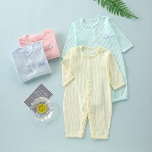 Summer Short Sleeve Baby Romper Cotton Jumpsuit Casual Newborn Baby Girl Clothes 0-3 Months Ropa De Nino Bodysuits BE50BR