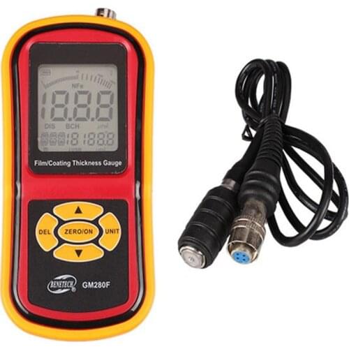 Magnetic eddy current film/paint thickness gauge galvanizing film thickness gauge tester Measuring range 0-1800um