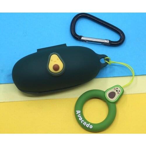 Soft Washable Dust-proof Protective Cover Silicone Case for 1MORE ComfoBuds ESS3001T Wireless Earphone Case with Finger Strap