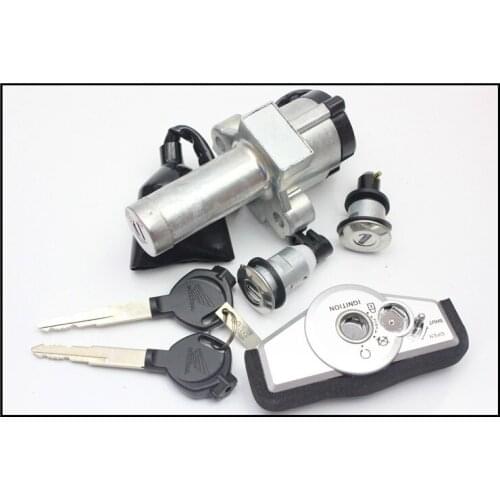 NEW High Quality Motorcycle Ignition Fuel Cover Helmet Lock Set for Honda CB125E CB 125 E GLH125SH