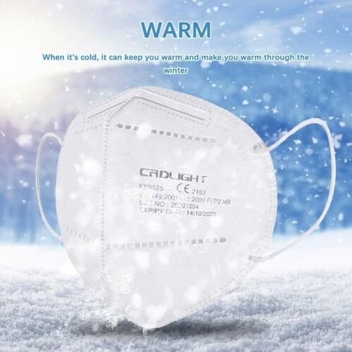 20/25/50Pcs/bag Disposable 5-layer Protective Masks Dustproof Anti-haze Non-woven Fabric CE Certification Masks