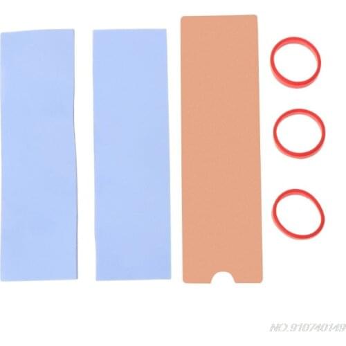 Cooling Copper Sheet M.2 Heatsink NVME Heat Sink M.2 2280 Thermal Conductivity Silicone Wafer Cooling Fan Cooler N19 20