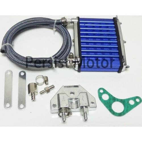 Oil Cooler Cooling Radiator For 50cc 70cc 90cc 110cc 125cc Horizontal Engine Dirt Bike/Pit Bike/Monkey Bike/ATV Engine Cylinder