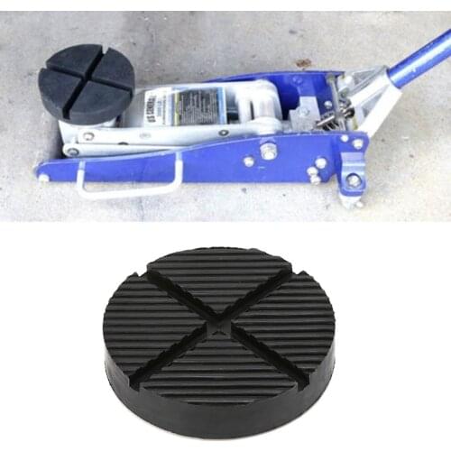1pcs New Floor Slotted Car Rubber Jack Pad Frame Protector Guard Adapter Jacking Disk Pad Tool for Pinch Weld Side Lifting Disk