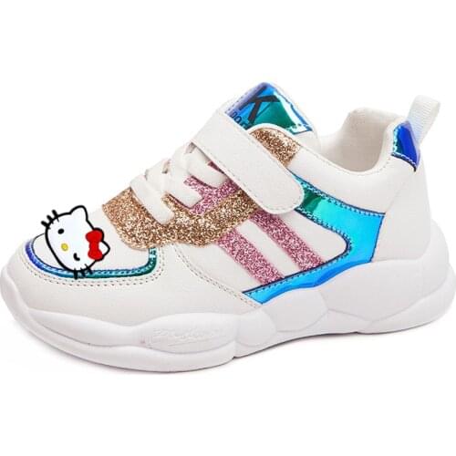 Sanrio Hello Kitty 2021 new single shoes childrens soft sole casual shoes girls breathable running melody boys sports shoes