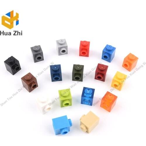 10PCS 87087 Brick Special 1 x 1 with Stud on 1 SideBuilding Blocks Parts MOC DIY Education Build Toys Brick