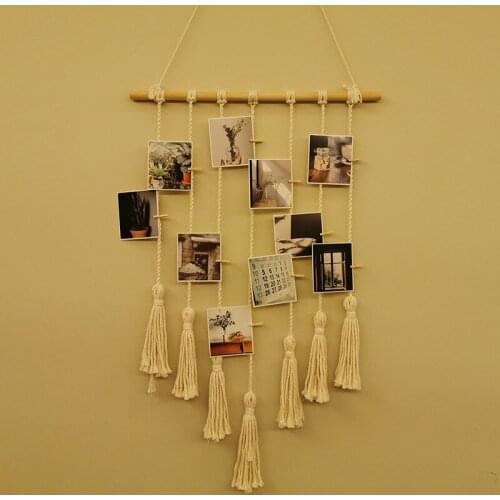 Hand-woven tapestry cotton photo wall home wall decoration