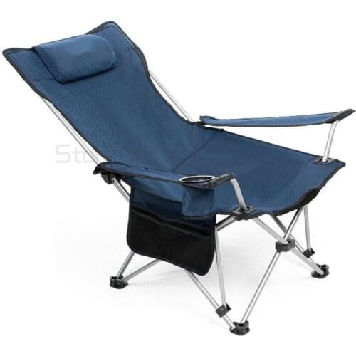Outdoor folding chair portable lunch break back leisure lounge chair camping beach chair fishing stool