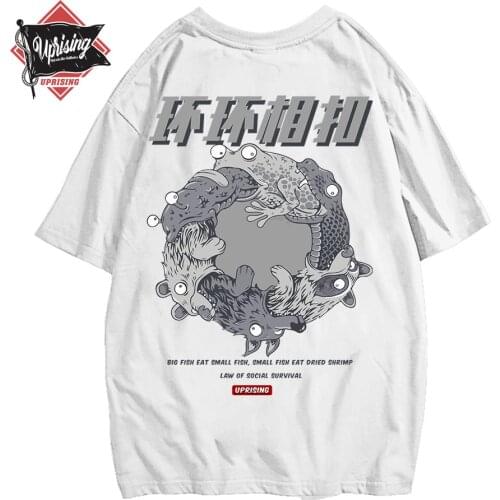 Hip-hop street unique short-sleeved T-shirt with interesting personality, rare, European, American and Japanese short t shirt