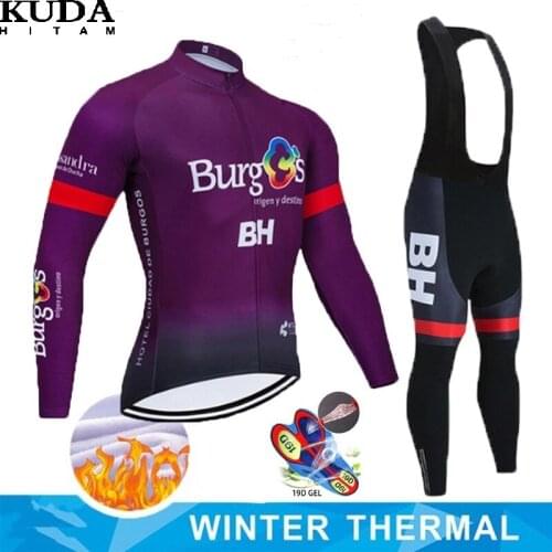 Bicycle 2021 bh winter warm wool shirt wear bike riding a bicycle for long sleeve warm cycling suits for men