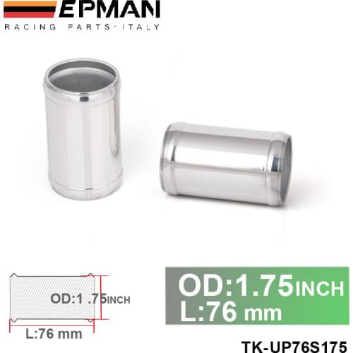 1.75" OD X 3" LONG ALUMINUM RACING INTAKE/TURBO INTERCOOLER PIPING/HOSE JOINER PIPE car styling For BMW f10 EP-UP76S175